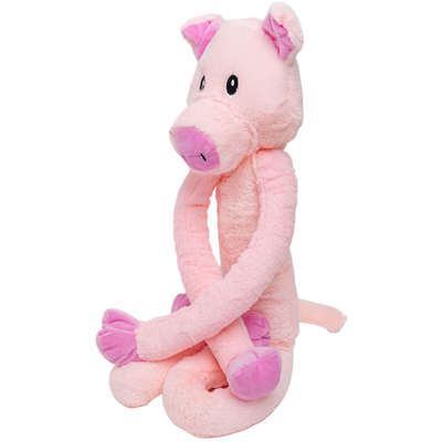 Brinquedo Mordedor Pelúcia Longleg Porco