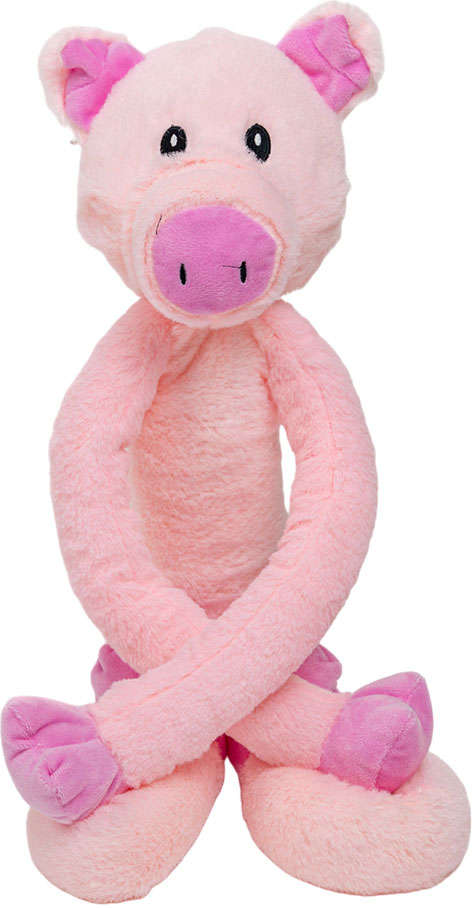 Brinquedo Mordedor Pelúcia Longleg Porco - Tam. Único