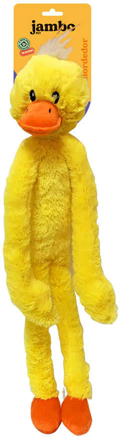 Brinquedo Mordedor Pelúcia Longleg Pato - Tam. Único