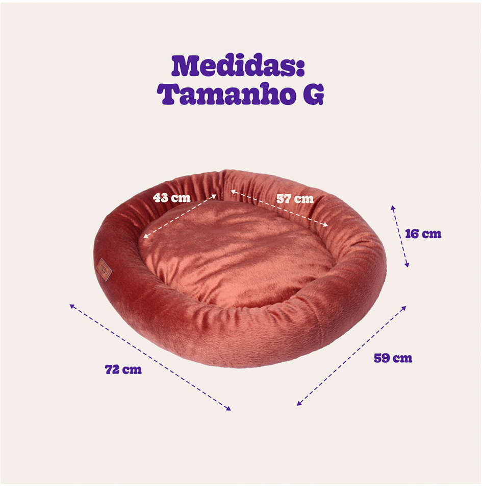Cama Meau Paris Marrom - Tam. G