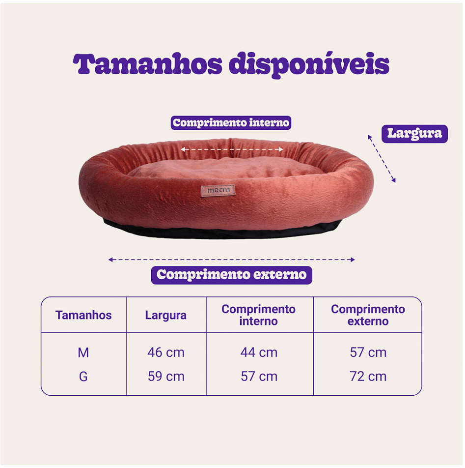 Cama Meau Paris Marrom - Tam. G