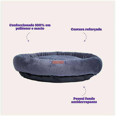 Cama Meau Paris Cinza