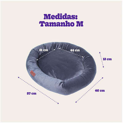 Cama Meau Paris Cinza
