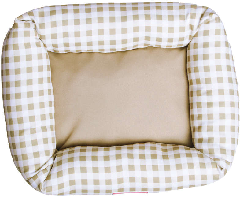 Cama Kroco Xadrez Cáqui - Tam. M