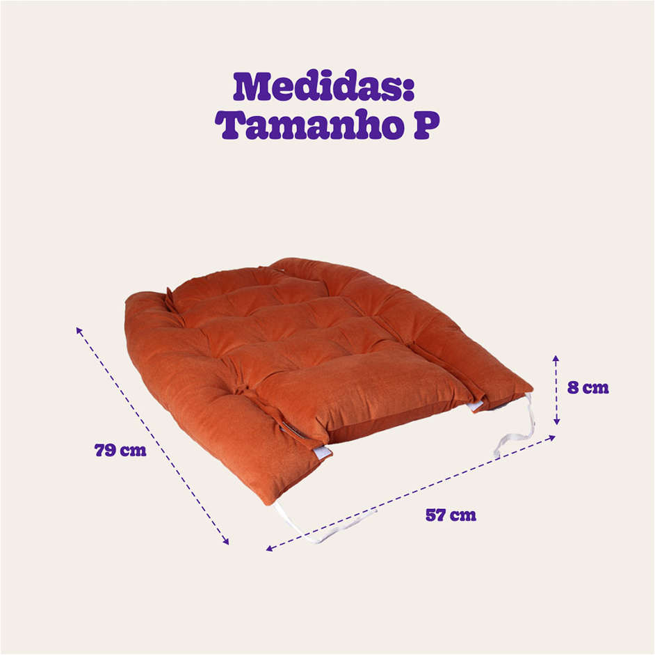 Colchão Meau Luxo Terracota - Tam. P