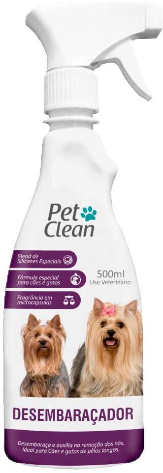Desembaraçador Pet Clean de Pelos para Cães e Gatos - 500 mL