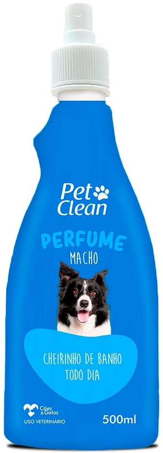 Perfume Pet Clean Machos para Cães e Gatos - 500 mL