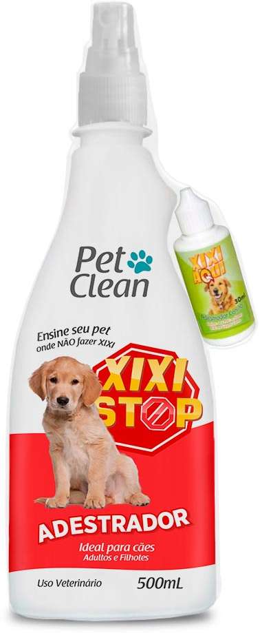 Kit Pet Clean Xixi Stop + Xixi Aqui para Cães - Kit
