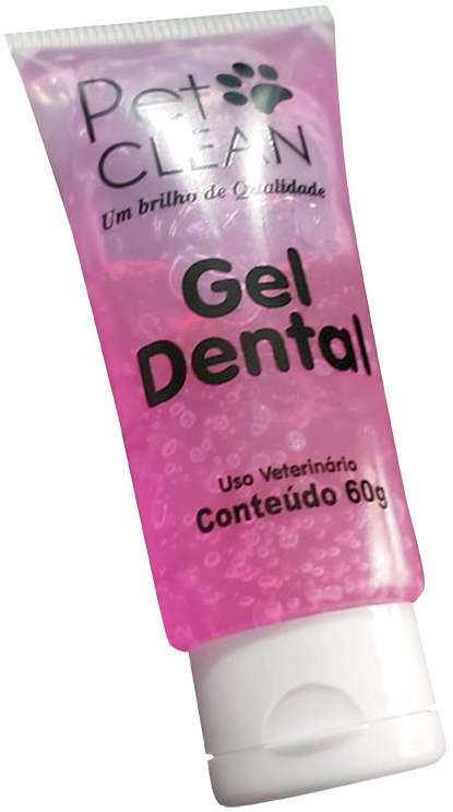 Gel Dental Pet Clean sabor Morango para Cães - 60 g