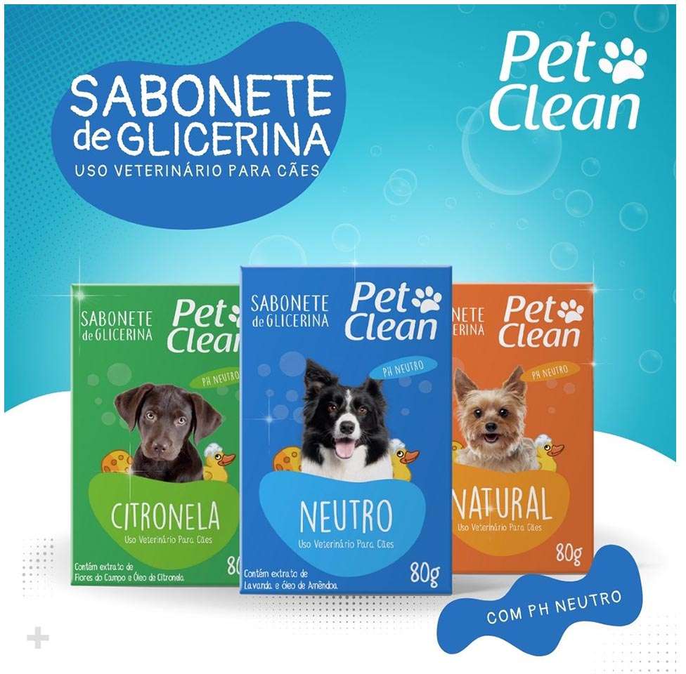 Sabonete Pet Clean Óleo de Neem - 80 g