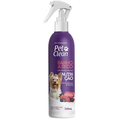 Banho a Seco Pet Clean Nutrição Frutas Vermelhas