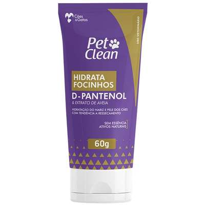Hidrata Focinhos Pet Clean D-Pantenol e Extrato de Aveia