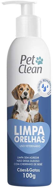 Limpador de Orelha Pet Clean para Cães e Gatos - 500 mL