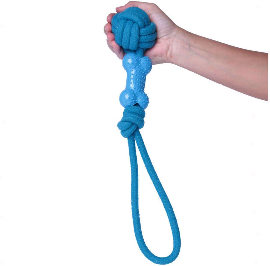 Brinquedo de Corda Kroco Puxador Azul - Tam. Único