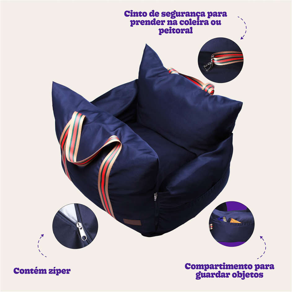 Cama Fábrica Pet Multi Bag D Acqua Azul - Tam. Único