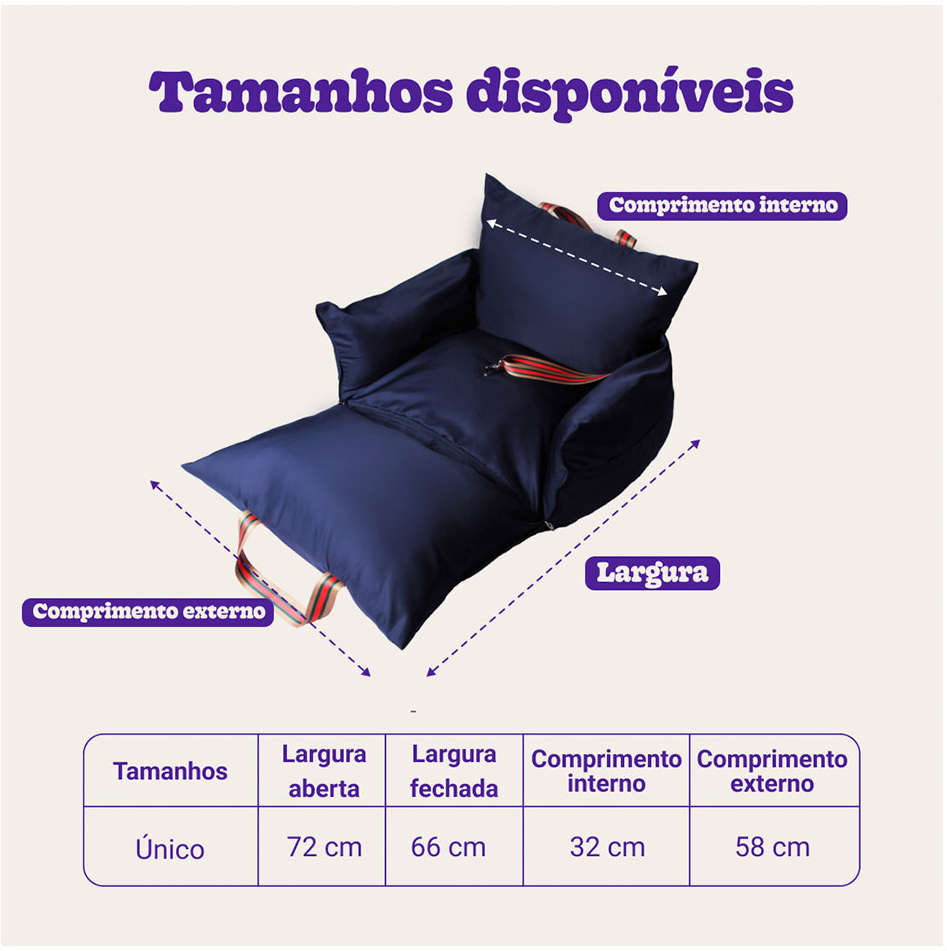 Cama Fábrica Pet Multi Bag D Acqua Azul - Tam. Único