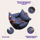 Cama Fábrica Pet Multi Bag D Matelasse Cinza