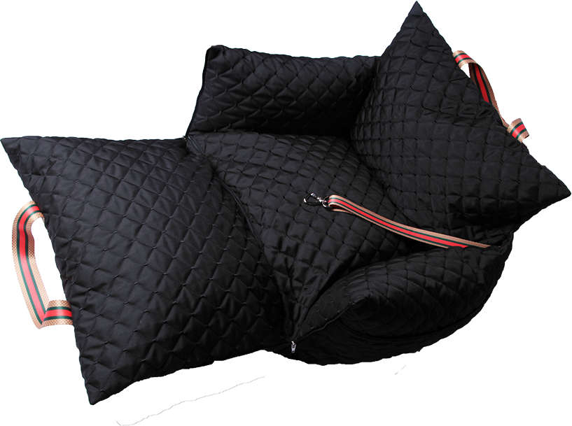 Cama Fábrica Pet Multi Bag D Matelasse Preto - Tam. Único