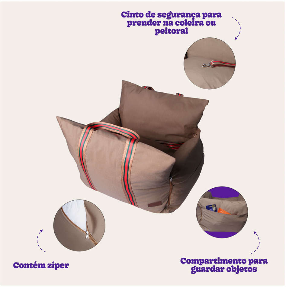 Cama Fábrica Pet Multi Bag D Acqua Caqui - Tam. Único