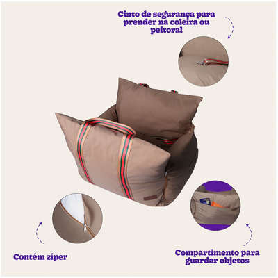 Cama Fábrica Pet Multi Bag D Acqua Caqui
