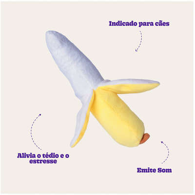 Pelúcia Kroco Banana - Tam. G
