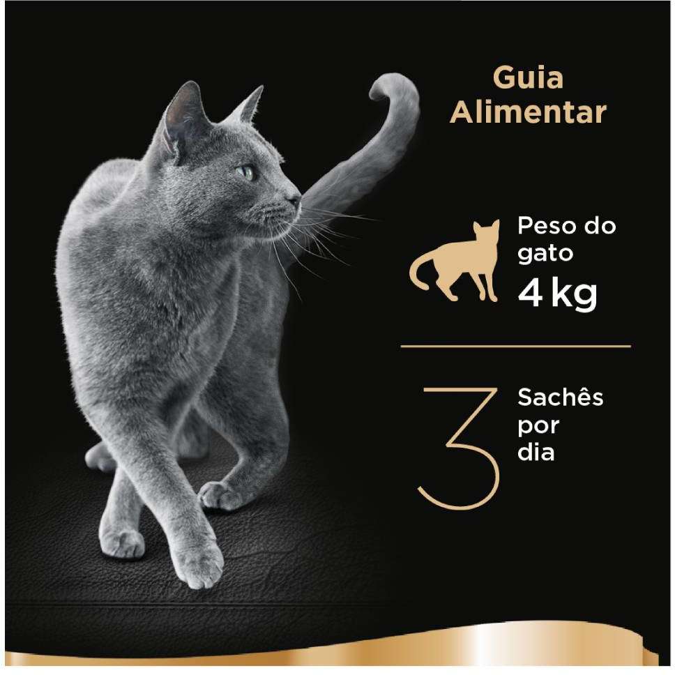 Ração Úmida Sheba Sachê Cortes Selecionados Sabor Atum Marinado para Gatos Adultos - 85 g- 60 Unidades