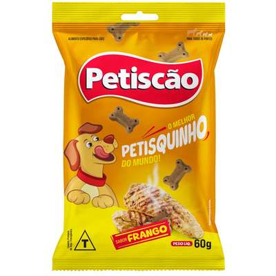 Bifinho Petiscão para Cães Adultos Sabor Frango - 60g