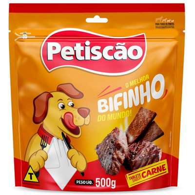 Bifinho Petiscão para Cães Sabor Carne - 500g