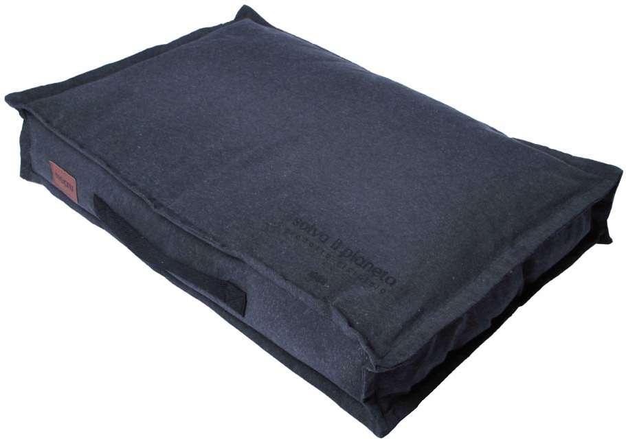 Almofada Meau Futon Salva iL Pianeta Chumbo - Tam. G