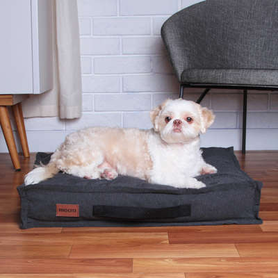 Almofada Meau Futon Salva iL Pianeta Chumbo - Tam. M