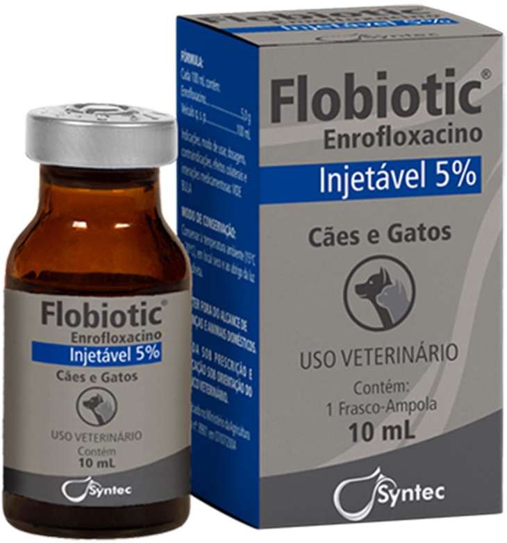 Antibiótico Syntec Flobiotic Solução Injetável - 10 mL