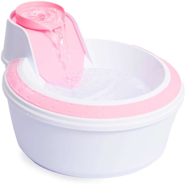 Fonte Bebedouro Meau Clássica Rosa - Bivolt