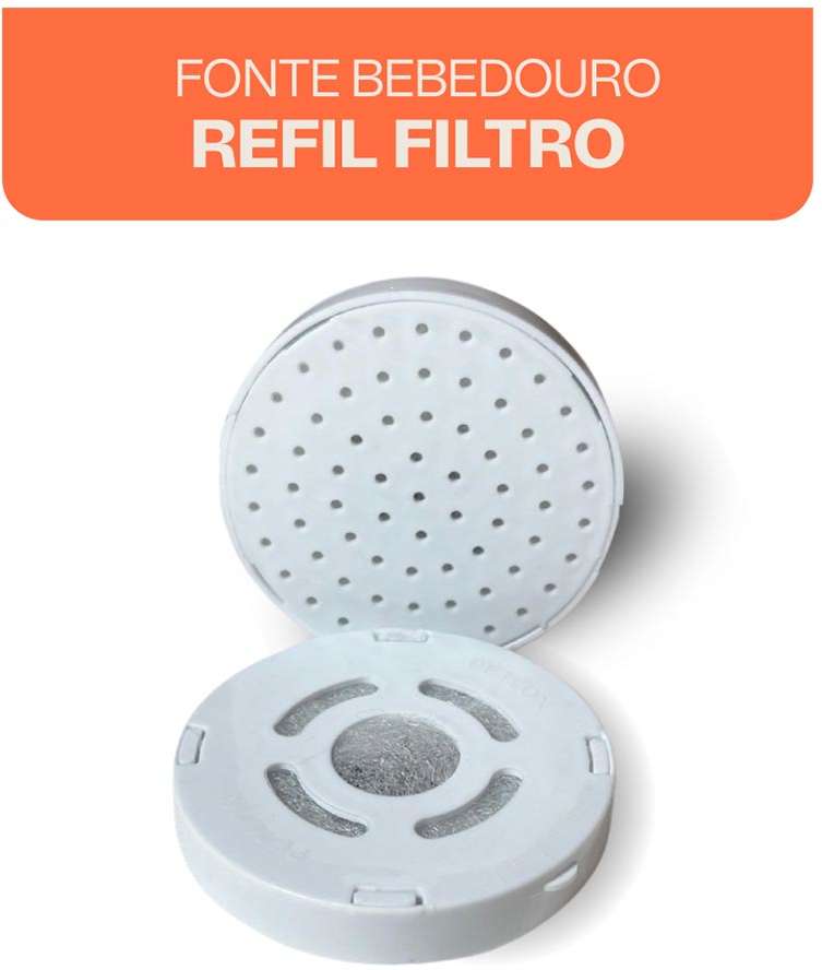 Refil Meau Filtro Purificador Carvão Ativado - 2 Unidades