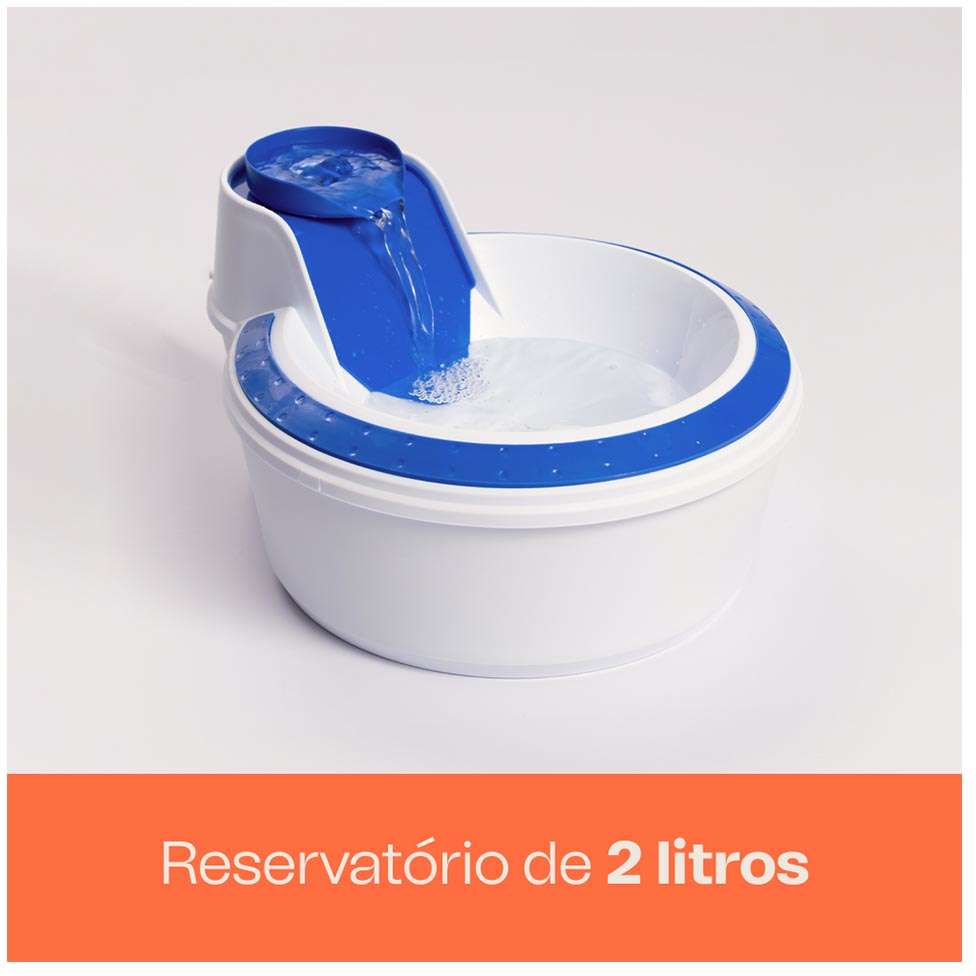 Fonte Bebedouro Meau Clássica Azul - Bivolt