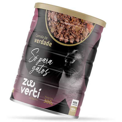 Alimento Natural Papapets Zooverti Só para Gatos