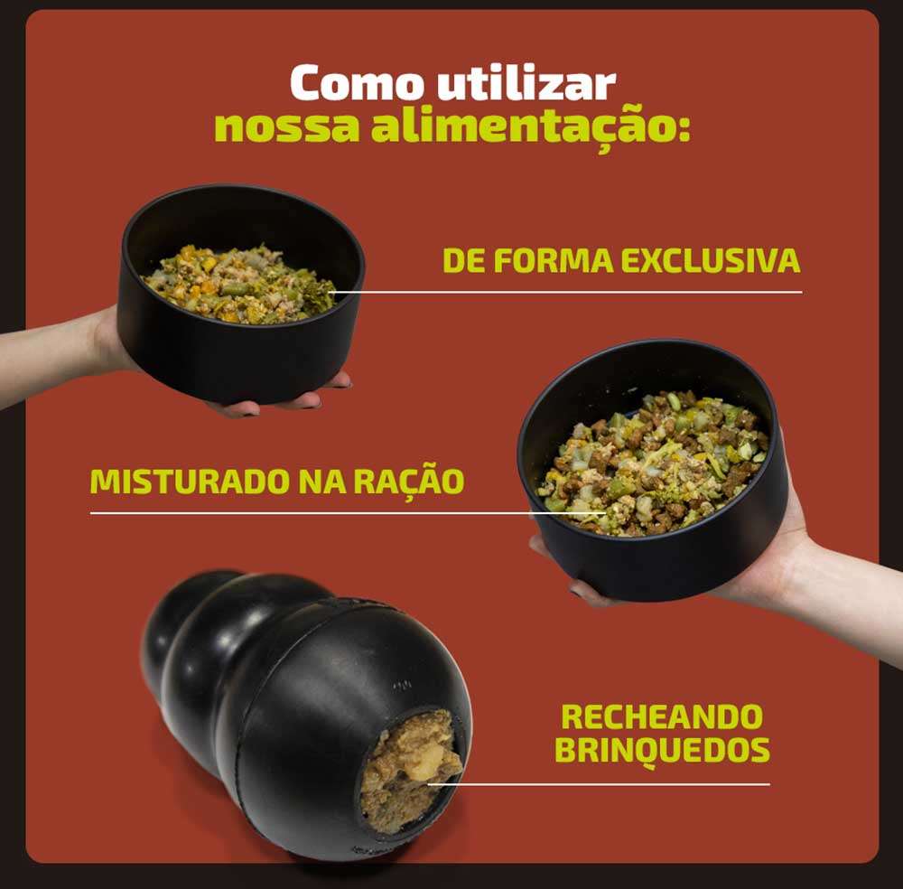 Alimento Natural Papapets Zooverti Só Carne Bovina para Cães - 300 g