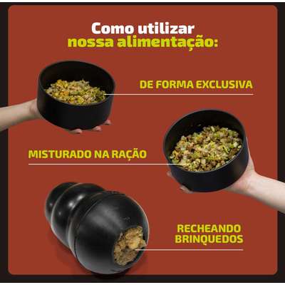 Alimento Natural Papapets Zooverti Só Carne Bovina para Cães