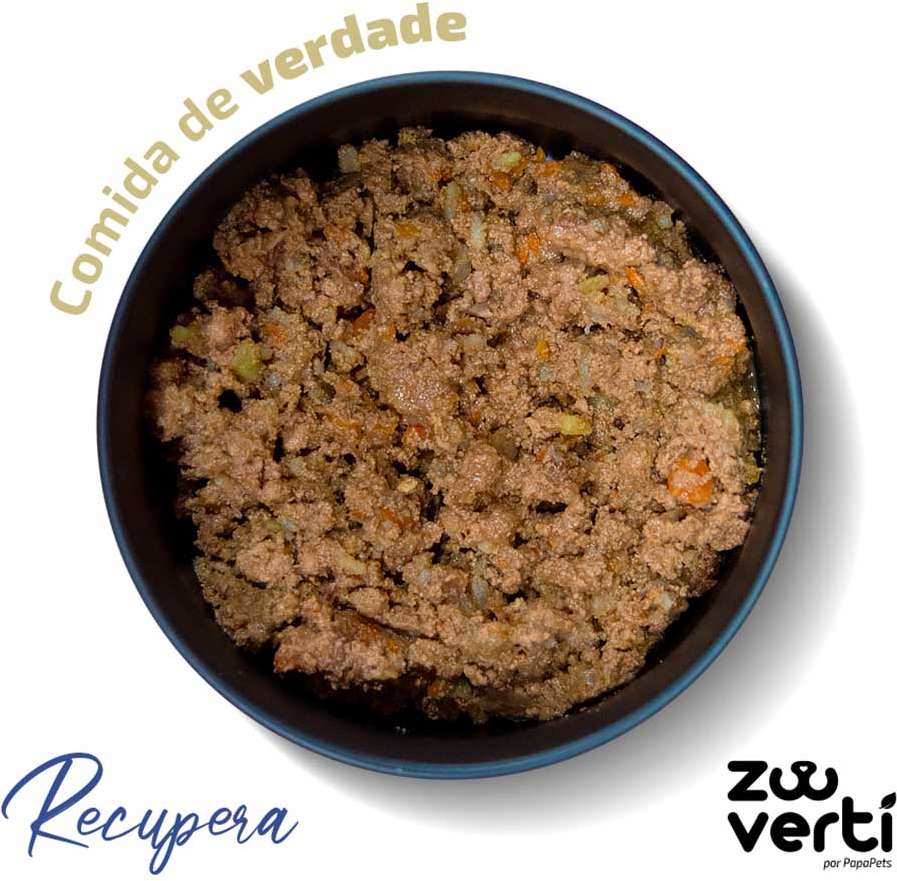Alimento Natural Papapets Zooverti Recupera para Cães - 300 g