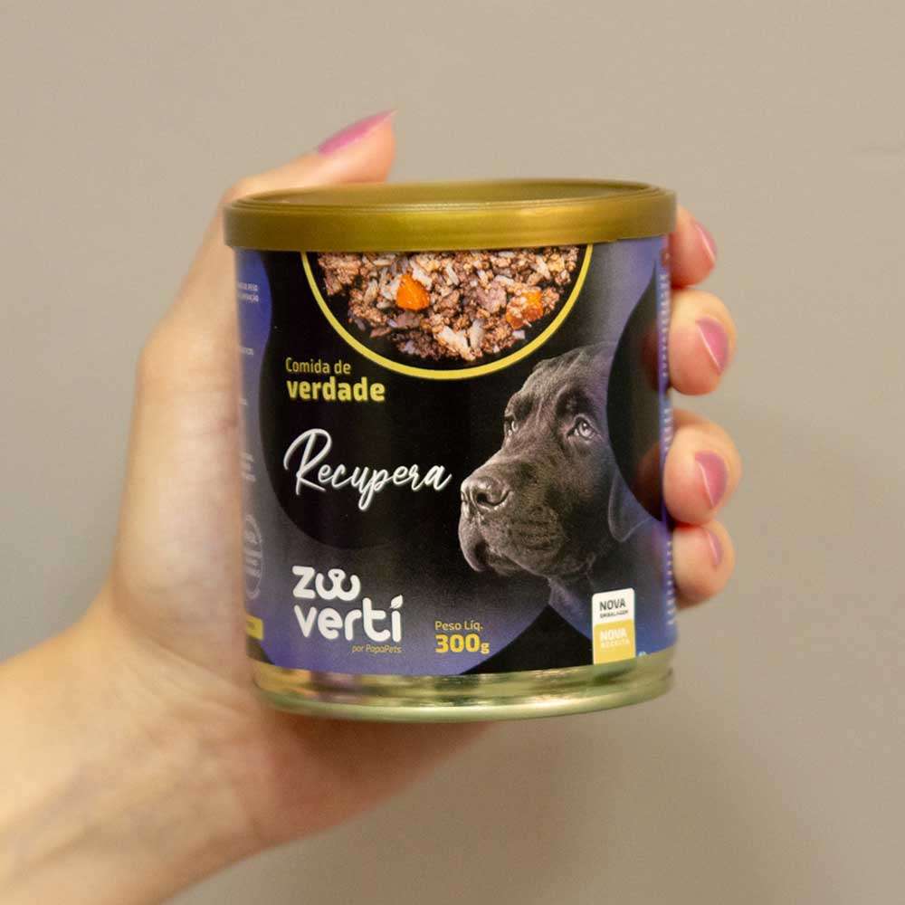 Alimento Natural Papapets Zooverti Recupera para Cães - 300 g