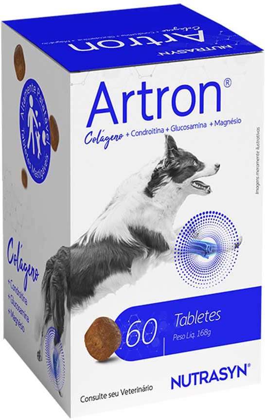 Suplemento Vitamínico nutrasyn Artron para Cães - 60 Tabletes