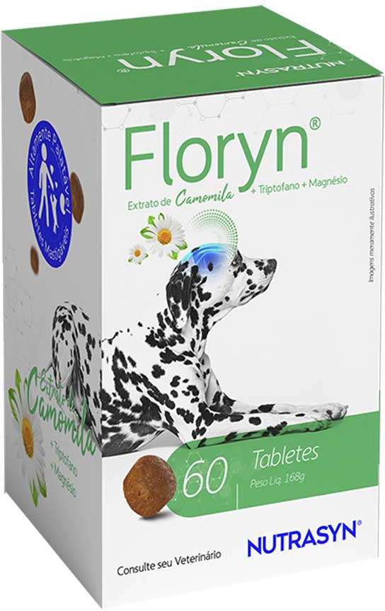 Suplemento Vitamínico nutrasyn Floryn para Cães - 60 Tabletes
