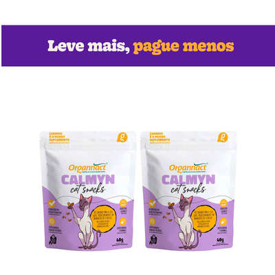 Suplemento Organnact Calmyn Cat Snacks