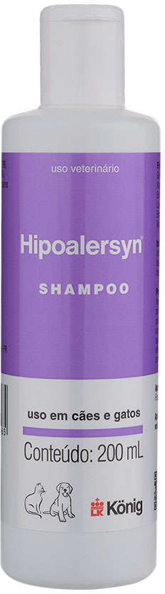 Shampoo Hipoalergênico König Hipoalersyn - 200 mL