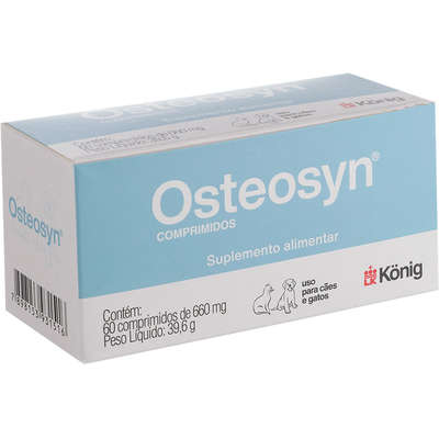 Suplemento Konig Osteosyn Condroprotetor e Regenerador Osteo-Articular - 60 comprimidos