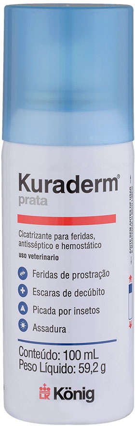 Cicatrizante em Spray König Kuraderm - 100 mL