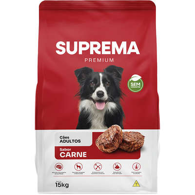 Ração Seca Suprema Sabor Carne para Cães Adultos