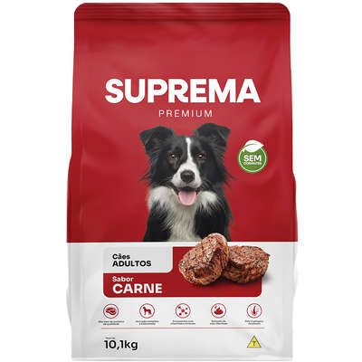 Ração Seca Suprema Sabor Carne para Cães Adultos