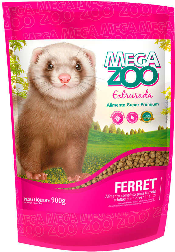 Ração Megazoo para Ferrets Adultos - 900 g