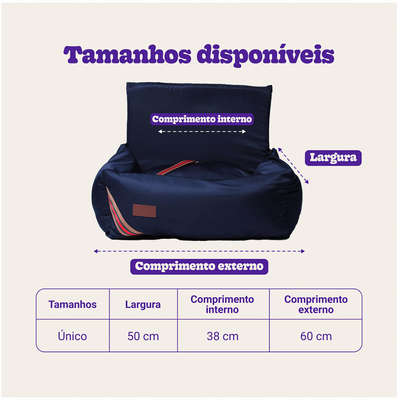 Cama Fábrica Pet Auto D Acqua Azul