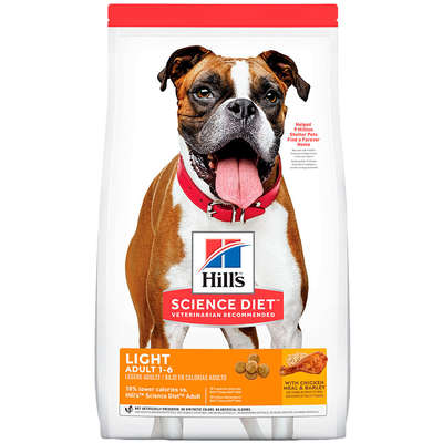 Ração Seca Hill's Science Diet Light para Cães Adultos